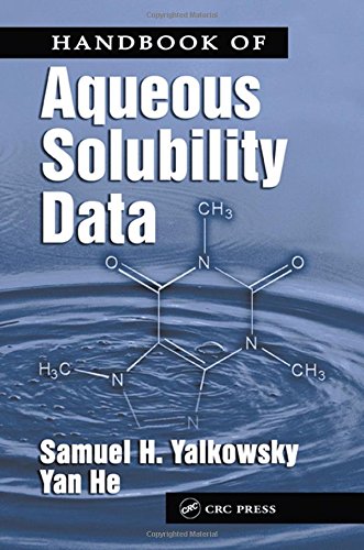 Handbook of Aqueous Solubility Data 1 Edition (PDF Instant Download)