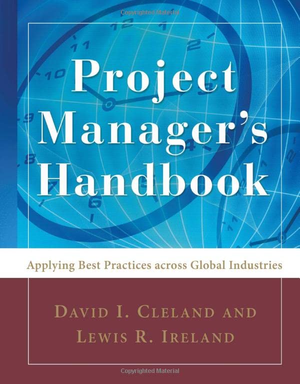 Project Manager's Handbook: Applying Best Practices Across Global Industries 1 Edition (PDF Instant Download)