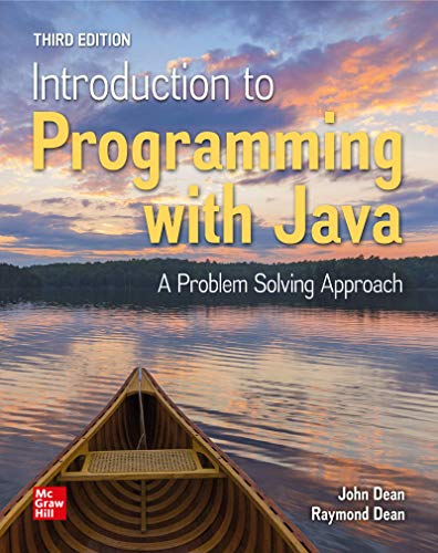 Introduction to Programming with Java: A Problem Solving Approach 3 Edition (PDF Instant Download)