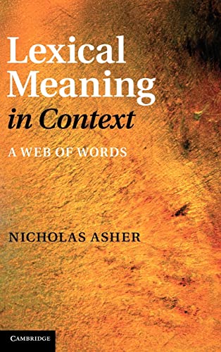 Lexical Meaning in Context: A Web of Words   1 Edition (PDF Instant Download)