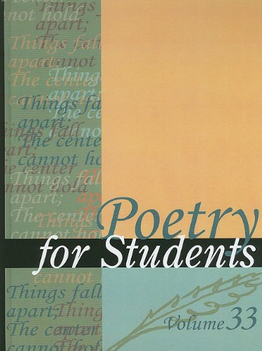 Poetry for Students  Edition (PDF Instant Download)