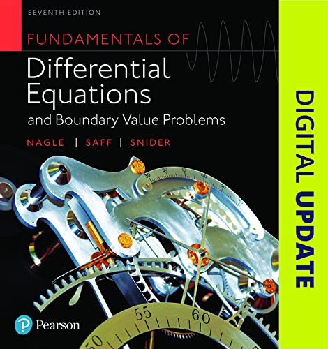 Fundamentals of Differential Equations and Boundary Value Problems (7th Edition) 7 Edition (PDF Instant Download)