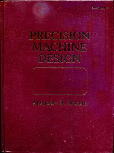Precision Machine Design Book and Disk  Edition (PDF Instant Download)