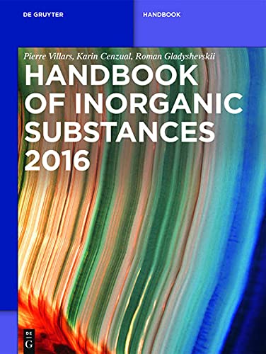 Handbook of inorganic substances 2016  Edition (PDF Instant Download)
