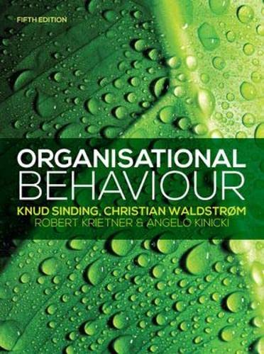 Organisational behaviour 5 Edition (PDF Instant Download)