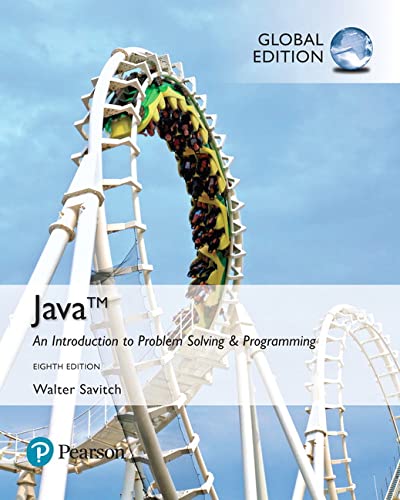 Java: An Introduction to Problem Solving and Programming (8th Global Edition ) (PDF Instant Download)