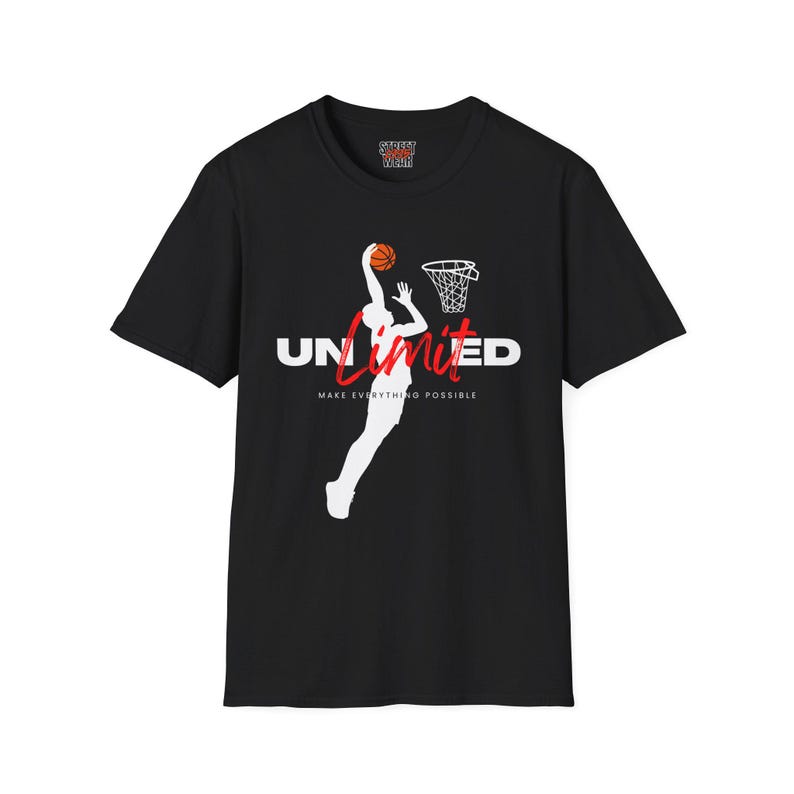 Unisex Basketball Unlimited T-Shirt - 1995 Streetwear For Men And Women