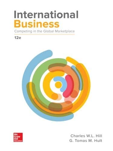 International Business: Competing in the Global Marketplace (12th Edition) (PDF Instant Download)