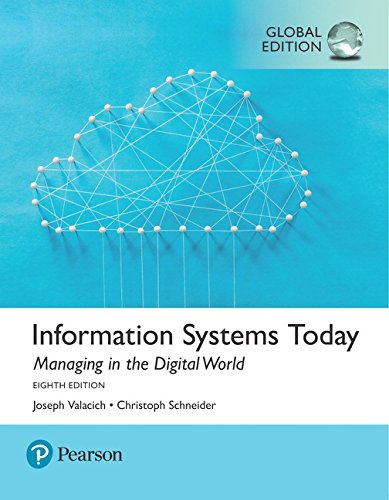 Information Systems Today: Managing the Digital World (8th Edition) Global (PDF Instant Download)