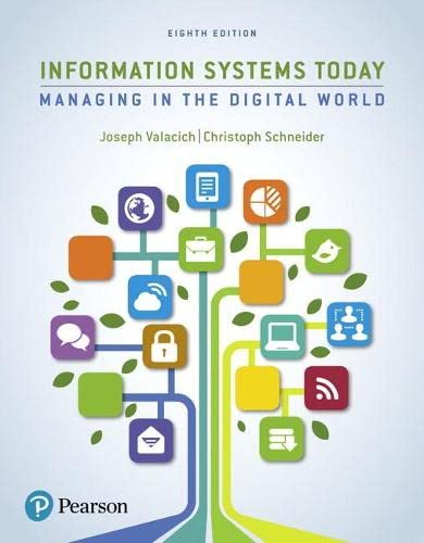 Information Systems Today: Managing the Digital World (8th Edition) (PDF Instant Download)