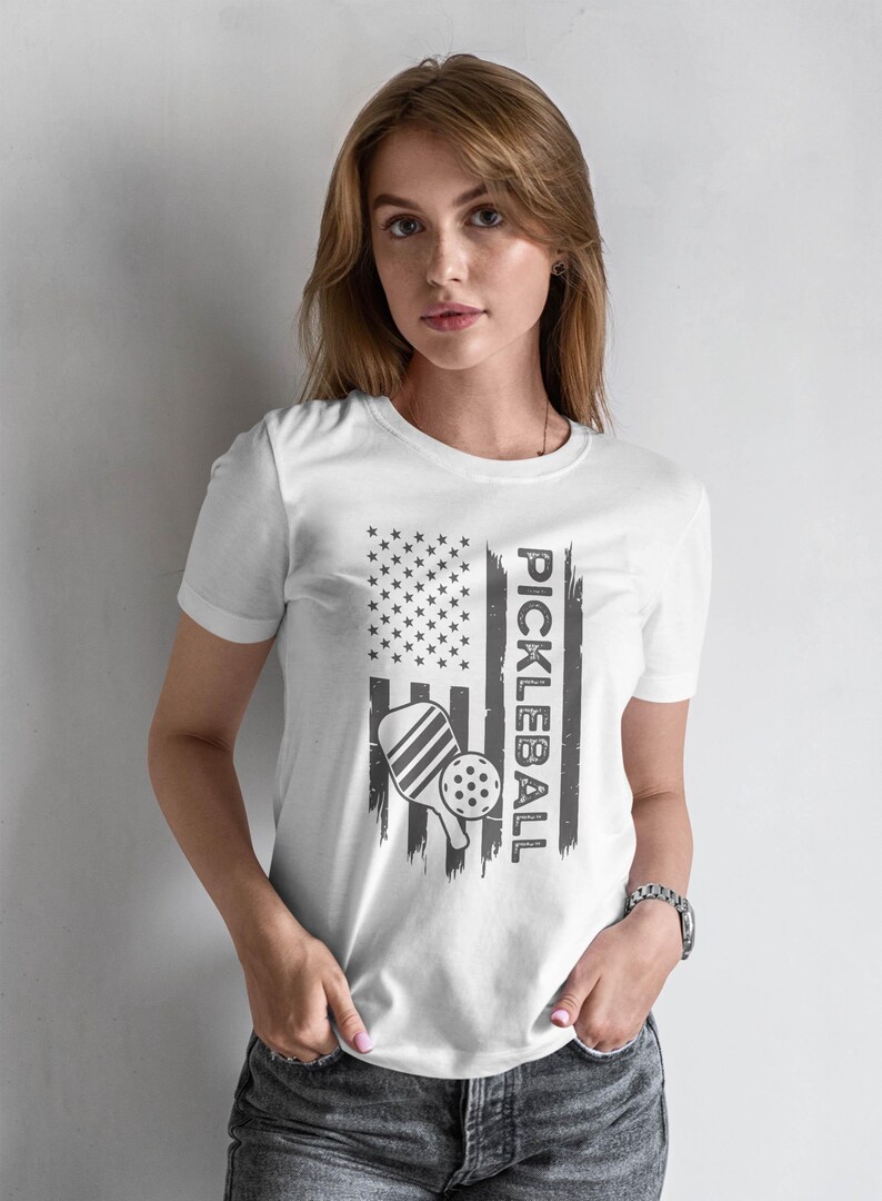 American Flag Pickleball Graphic Tee, Pickleball Shirt, Gift for Pickleball Lover, Funny Pickleball Shirt, Pickleball Graphic TeeAmerican Flag Pickleball Graphic Tee, Pickleball Shirt, Gift for Pickleball Lover, Funny Pickleball Shirt, Pickleball Graphic Tee