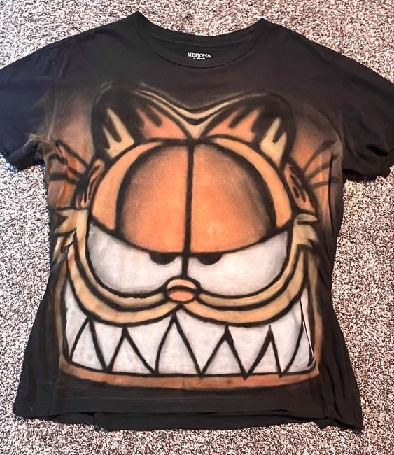 Vintage Garfield All over Print T Shirt Outfit, For Men, For Women For Men And Women