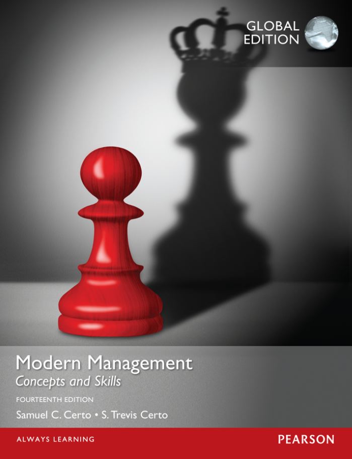 Modern Management; Concepts and Skills 14th 14E