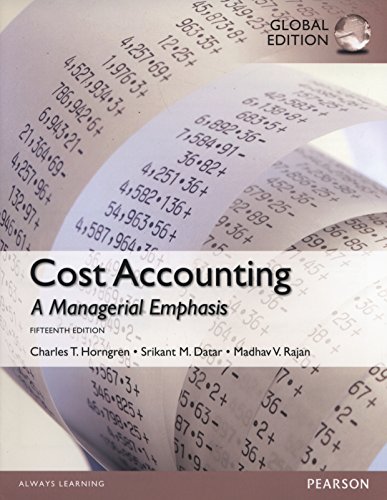 Horngren?s Cost Accounting (15th Global Edition) (PDF Instant Download)