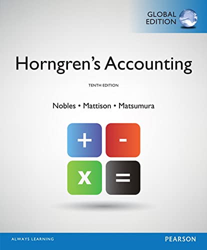 Horngren?s Accounting, 10th Edition (Global)- eBook (PDF Instant Download)
