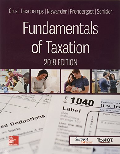Fundamentals of Taxation 2018 Edition 11th Edition (PDF Instant Download)