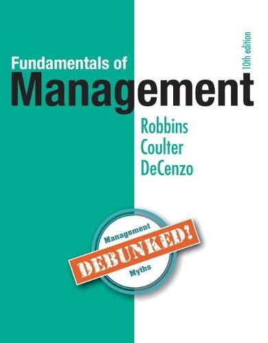 Fundamentals of Management (10th Edition) (PDF Instant Download)
