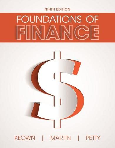 Foundations of Finance 9th 9E Arthur Keown (PDF Instant Download)