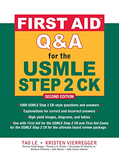 First Aid Q&A for the USMLE Step 2 CK, Second Edition (PDF Instant Download)