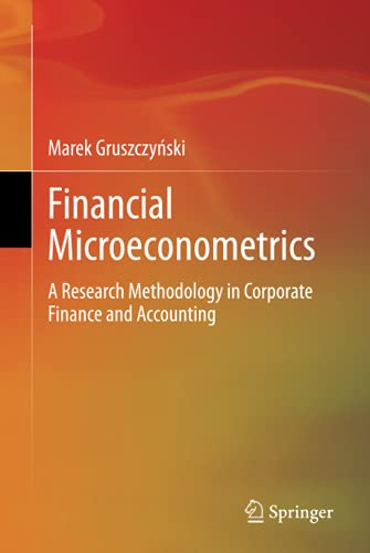 Financial Microeconometrics: A Research Methodology in Corporate Finance and Accounting (PDF Instant Download)