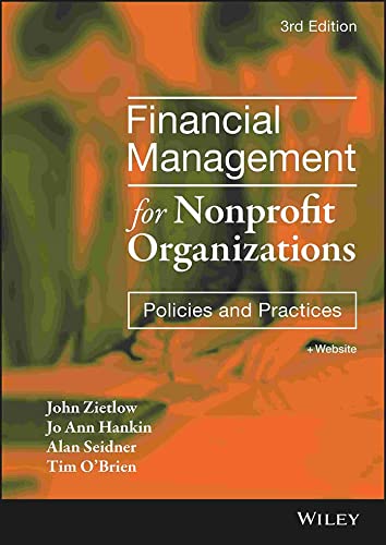 Financial Management for Nonprofit Organizations: Policies and Practices (3rd Edition) (PDF Instant Download)