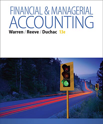 Financial & Managerial Accounting 13th Edition by Warren (PDF Instant Download)