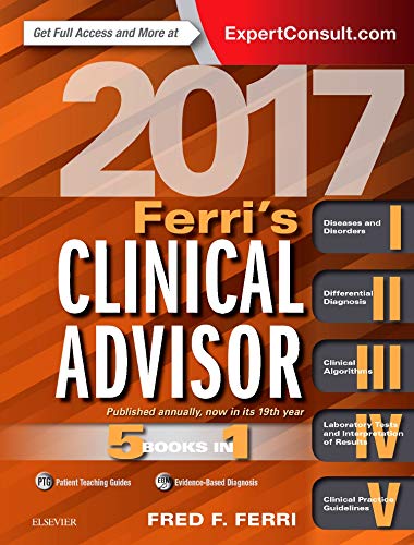 Ferri?s Clinical Advisor 2017; 5 Books In 1 19th Edition (PDF Instant Download)