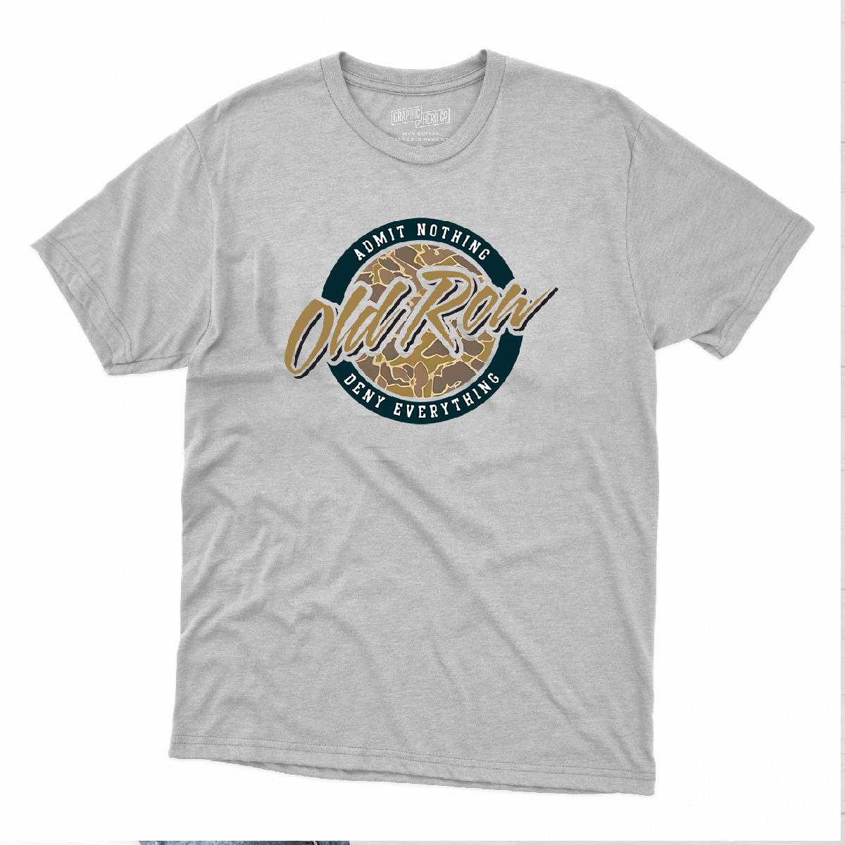 Old Row Outdoors 80s Camo Circle Pocket Tshirt, Father's Day T-Shirt