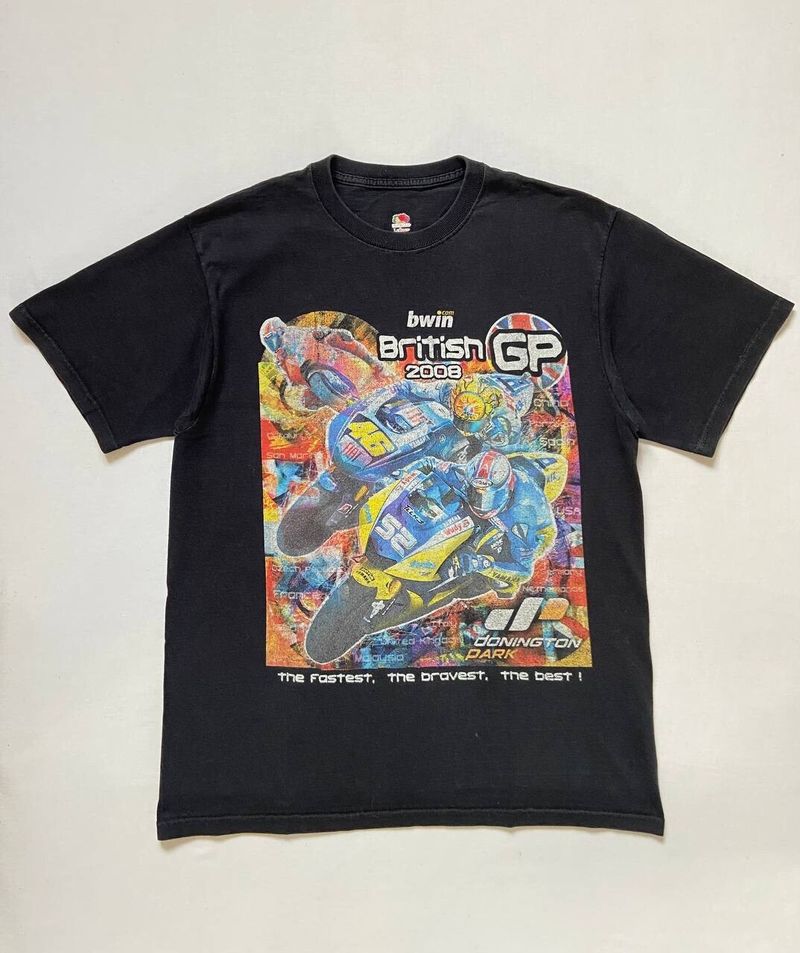 Vintage 2008 British Gp Racing T-shirt, Shirt Outfit, Gift For Men, Gift For Women