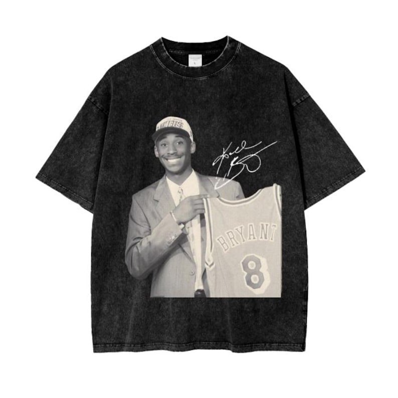 Kobe Bryant Draft Shirt Vintage, Retro, and Custom NBA Graphic T-Shirts for Men, Women, - Iconic Player Prints, Limited Edition Streetwear