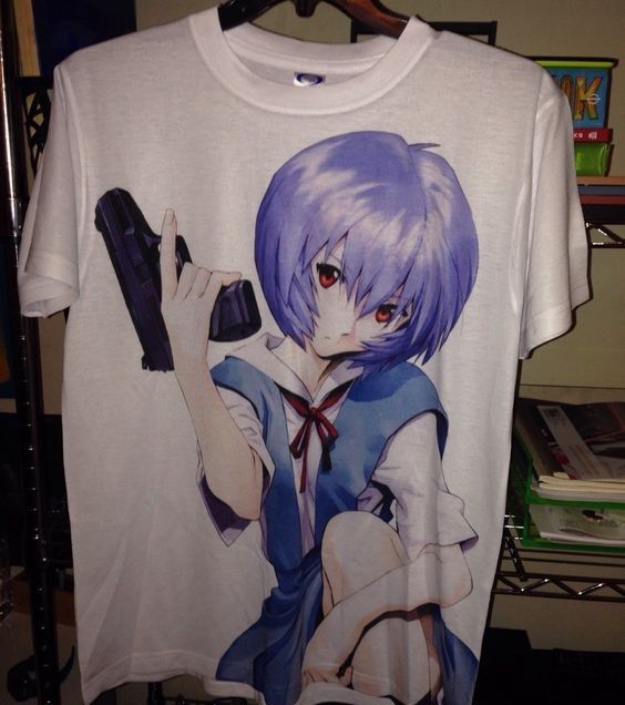 Rei Ayanami Japanese Anime Shirt Outfit