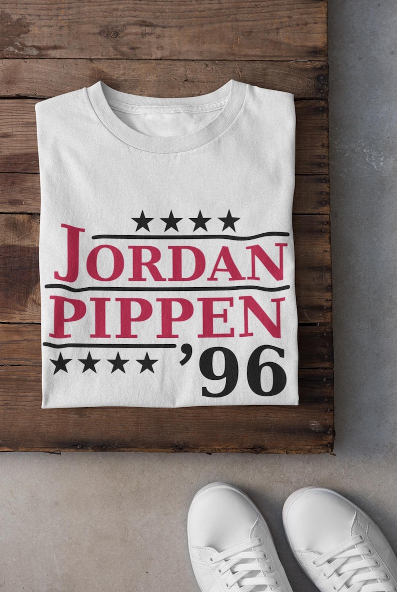 Michael Jordan and Scottie Pippen 1996 Campaign T Shirt - Chicago Basketball Shirt - Gift for Bulls Fan - Election Shirt