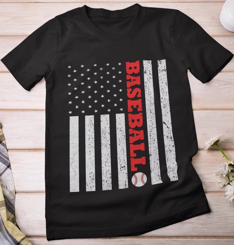 Baseball American Flag Shirt, Baseball Fans Shirt, Sports Baseball Lovers T-shirt, Baseball Shirt for Women Men, Baseball Vintage T-shirtBaseball American Flag Shirt, Baseball Fans Shirt, Sports Baseball Lovers T-shirt, Baseball Shirt for Women Men, Baseball Vintage T-shirt
