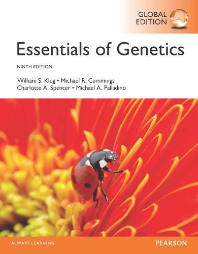 Essentials of Genetics (9th Global Edition) (PDF Instant Download)