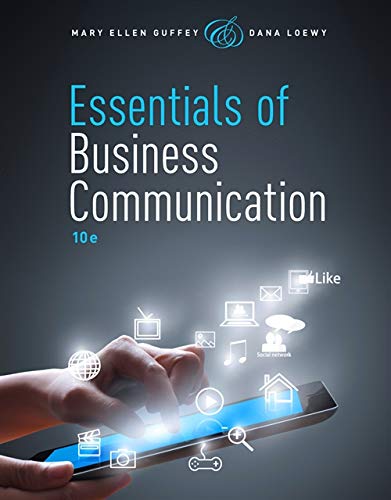 Essentials of Business Communication (10th Edition) (PDF Instant Download)