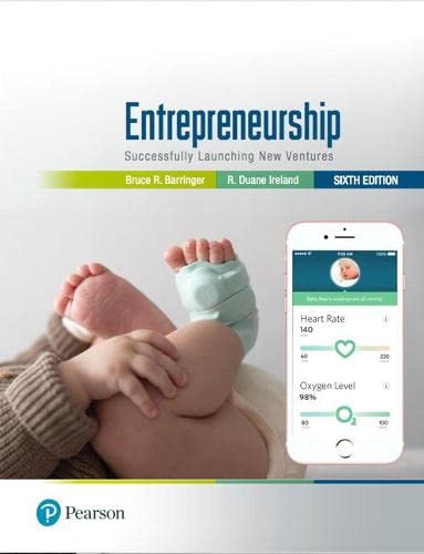 Entrepreneurship: Successfully Launching New Ventures (6th Edition) (PDF Instant Download)