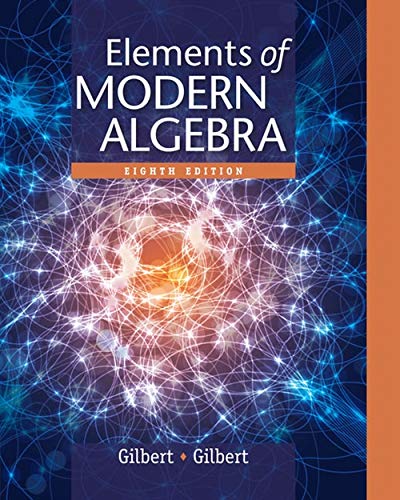 Elements of Modern Algebra (8th Edition) ? Gilbert (PDF Instant Download)