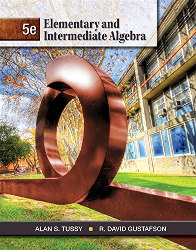 Elementary and Intermediate Algebra 5th Edition (PDF Instant Download)