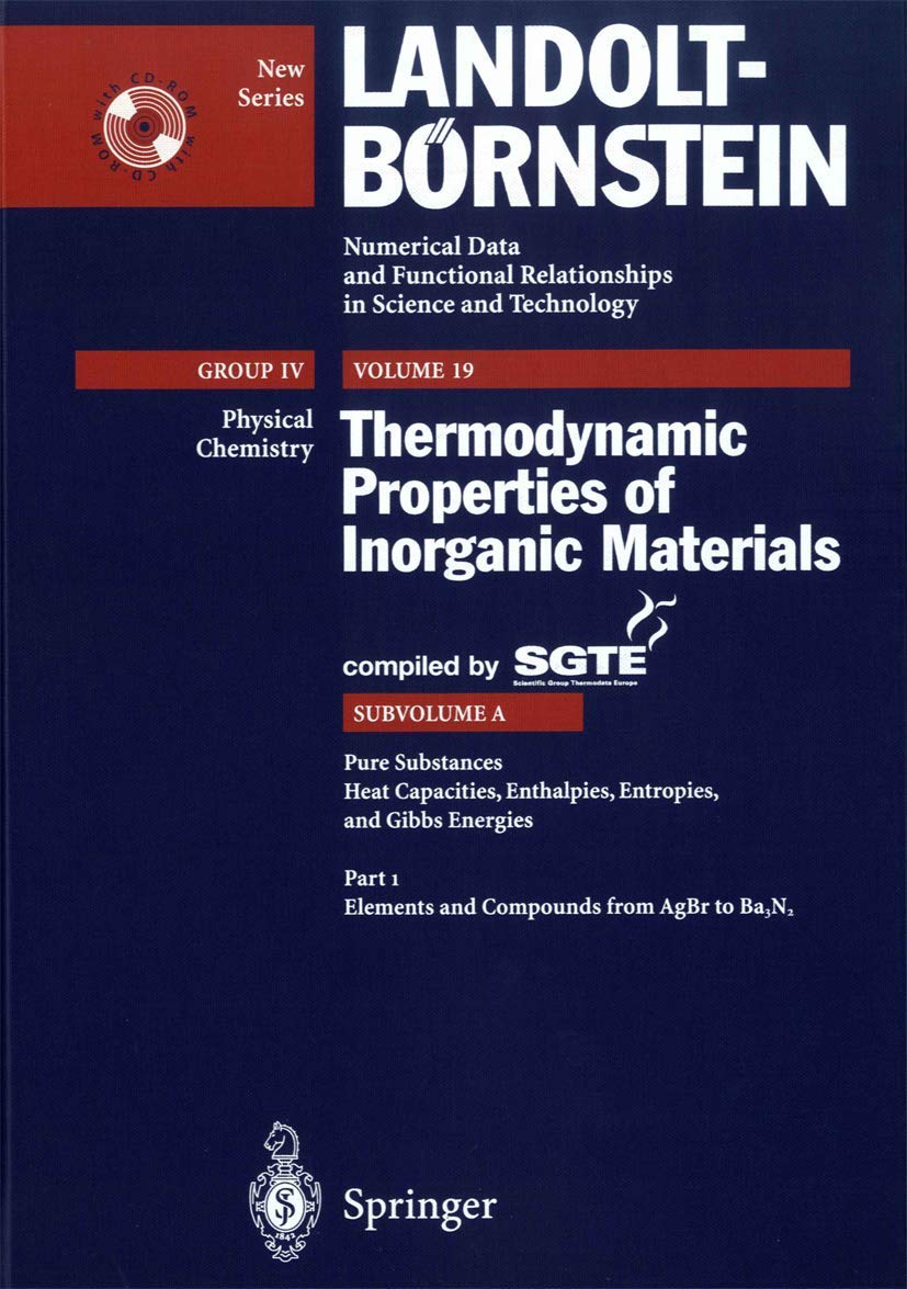 Elements and Compounds from AgBr to Ba3N2  1 Edition (PDF Instant Download)