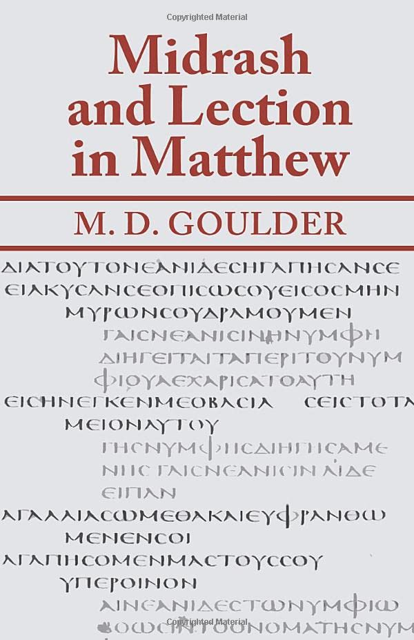 Midrash and Lection in Matthew  Edition (PDF Instant Download)