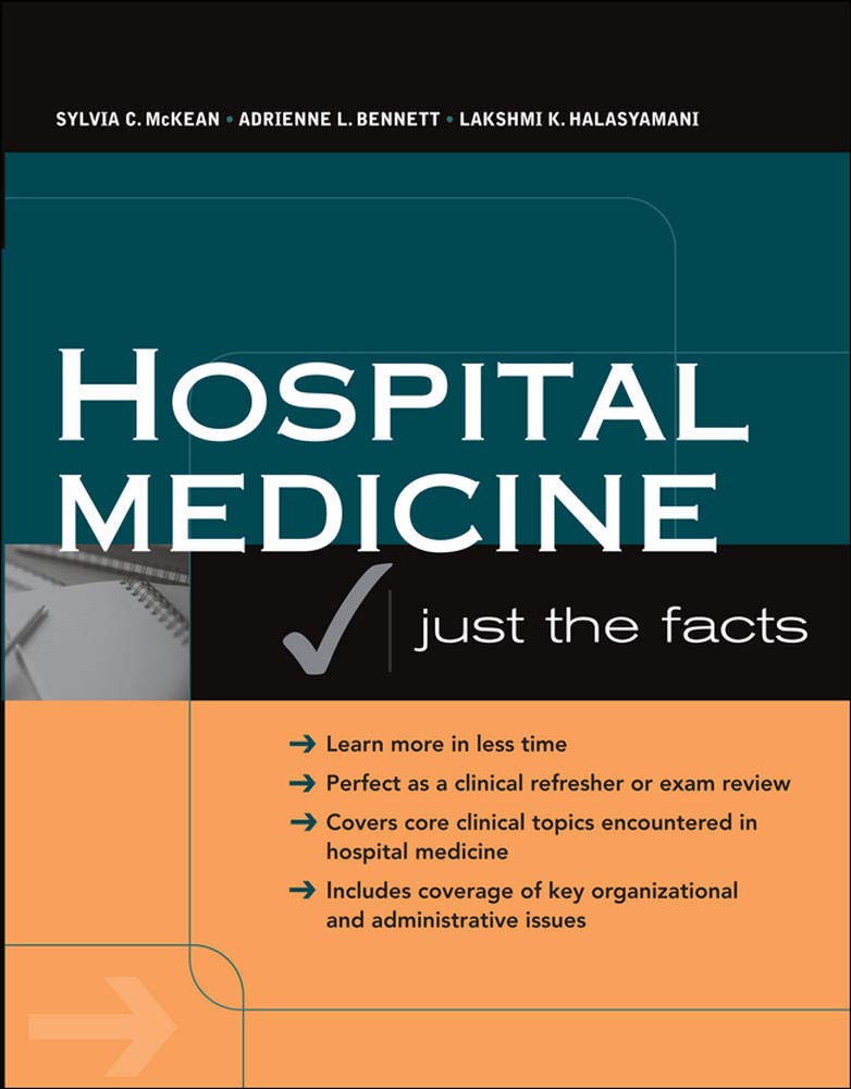 Hospital Medicine: Just the Facts 1 Edition (PDF Instant Download)