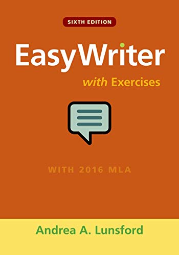 EasyWriter with Exercises (6th Edition) ? Andrea A. Lunsford (PDF Instant Download)