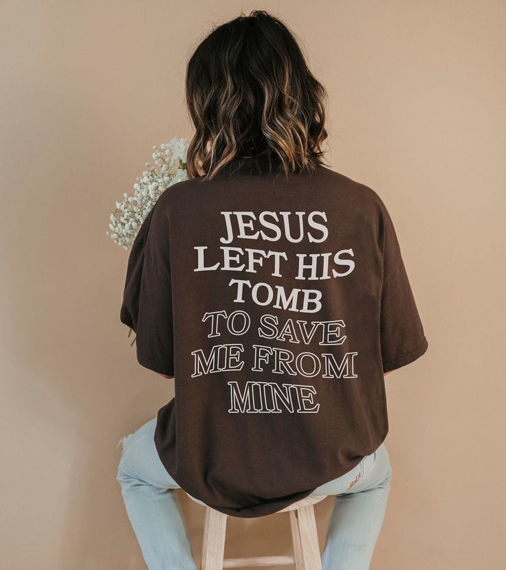 Christian Shirt For Men Jesus Shirt Aesthetic Christian Streetwear Apparel Christian Clothing For Men Christian Merch Bible Verse Shirt