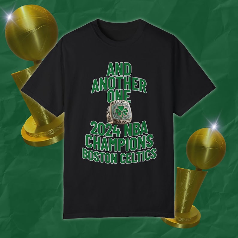 Boston Celtics Championship Tee - 2024 Celtics Shirt - Title Town Tee - 617 857 - Gifts for Him - Basketball Fan Gift - Unisex Graphic Tee