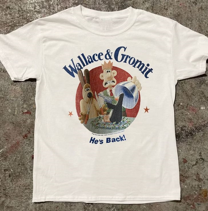 Wallace and Gromit He s Back 1989 Shirt Outfit, For Men, For Women For Men And Women