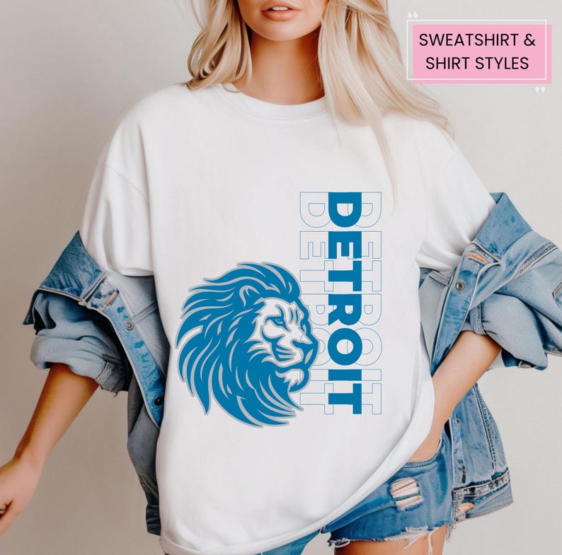 Detroit Football Shirt Vintage Lions Sweatshirt Detroit 313 Football Crewneck Lions Clothing Detroit Football All Grit Sweatshirt Gift