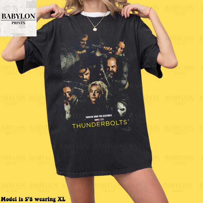 Vintage Thunderbolts T Shirt Marvel Movie Shirt Disney Sweatshirt Yelena Belova Shirt Gift Bucky Barnes Shirt Captain America Marvel Tee MCUVintage Thunderbolts T Shirt Marvel Movie Shirt Disney Sweatshirt Yelena Belova Shirt Gift Bucky Barnes Shirt Captain America Marvel Tee MCU For Men And Women