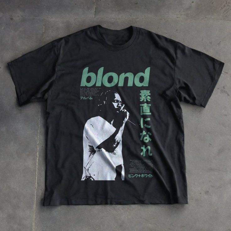 Frank Ocean BLOND Unisex Black Shirt