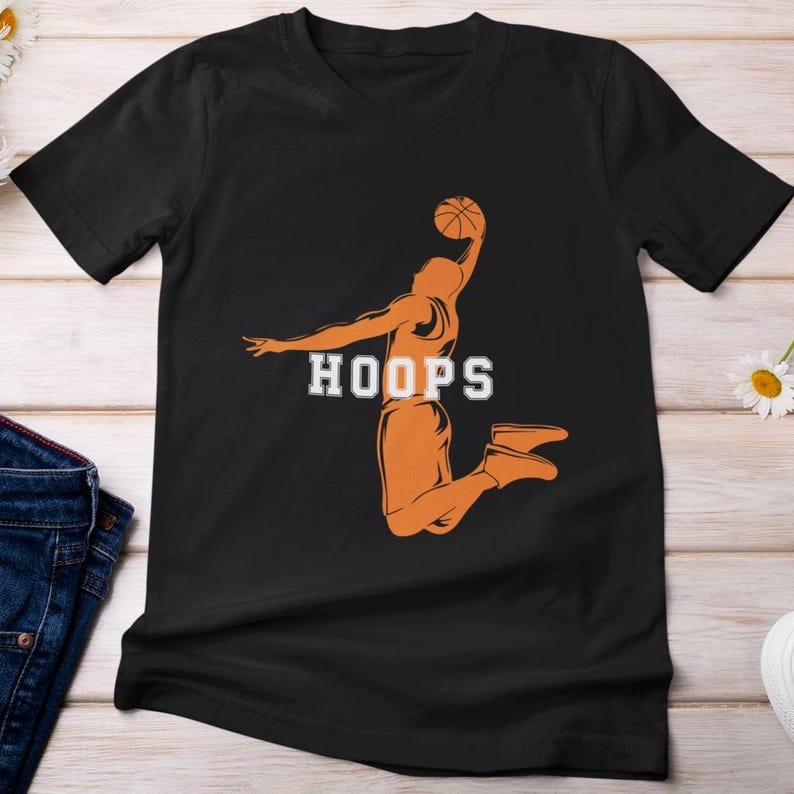 Basketball Player Shirt, Hoops Basketball Shirt, Basketball Shirt for Women Men, Sports Basketball Lovers T-shirt, Basketball Fans ShirtBasketball Player Shirt, Hoops Basketball Shirt, Basketball Shirt for Women Men, Sports Basketball Lovers T-shirt, Basketball Fans Shirt