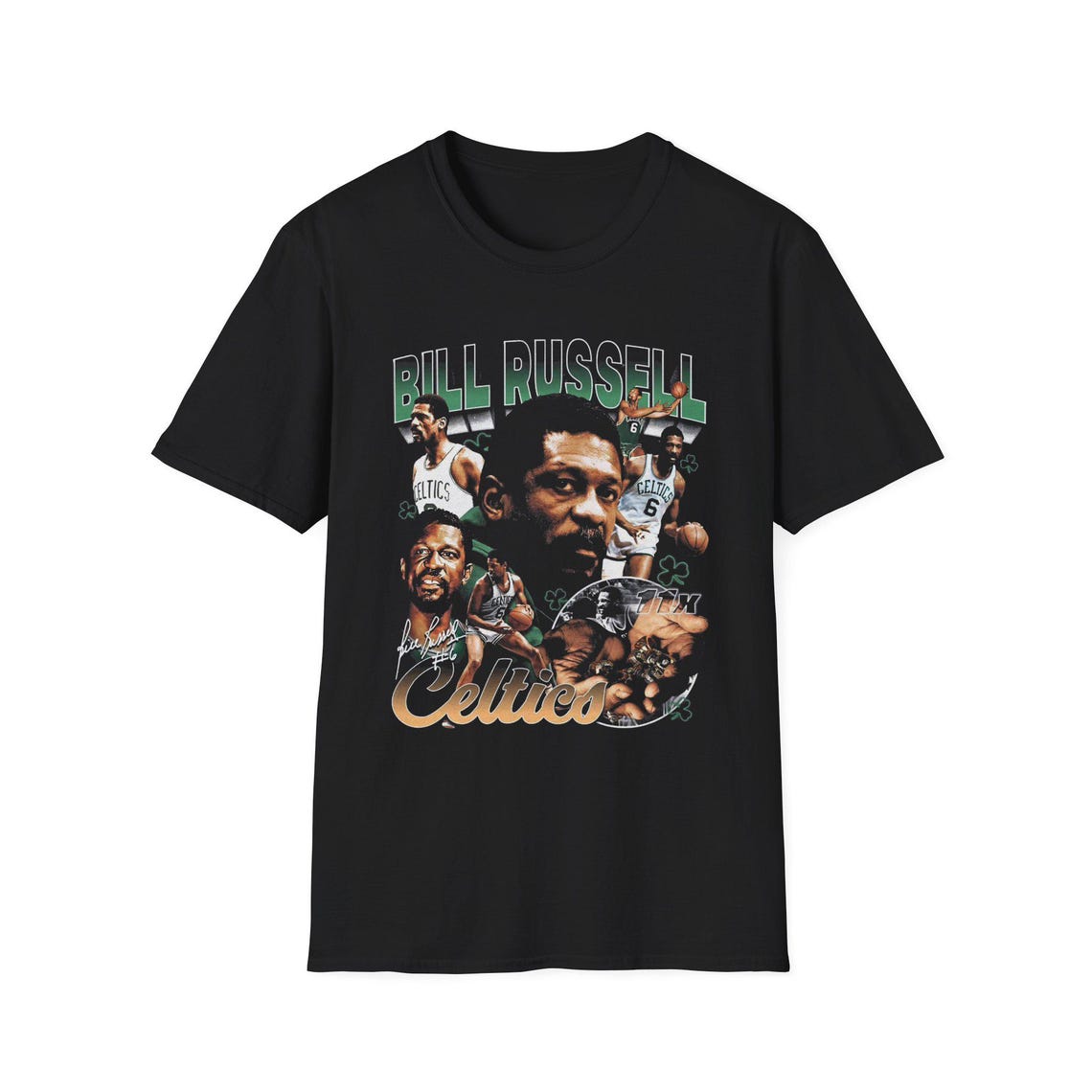 Limited Bill Rusell Vintage T-Shirt, Gift For Woman and Man Unisex T-Shirt